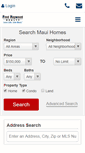 Mobile Screenshot of mauihomes.net